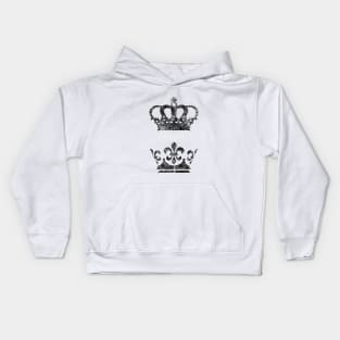 King and Queen Crown Kids Hoodie